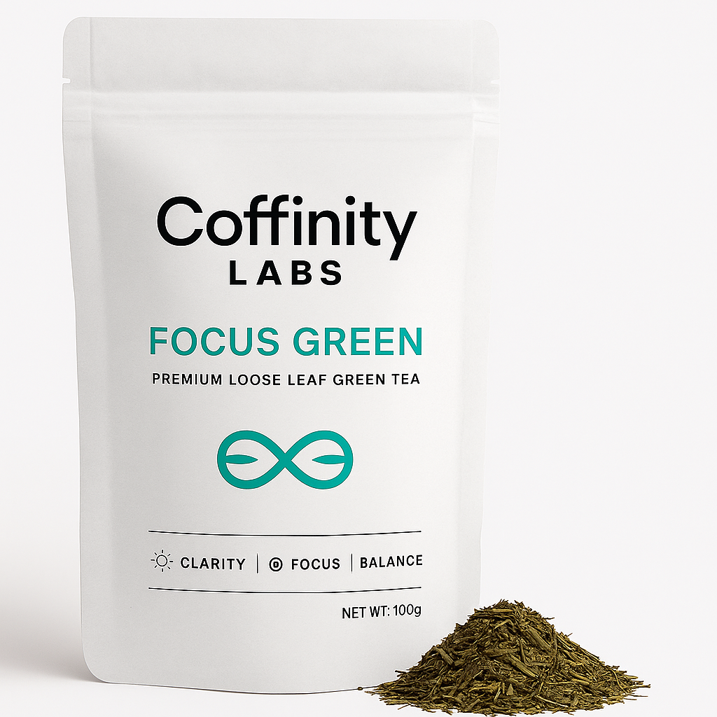 Coffinity Focus Green — Premium Sencha Loose Leaf